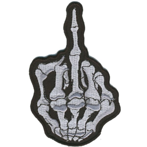 Middlae F**k Finger Broderat Tygmärke