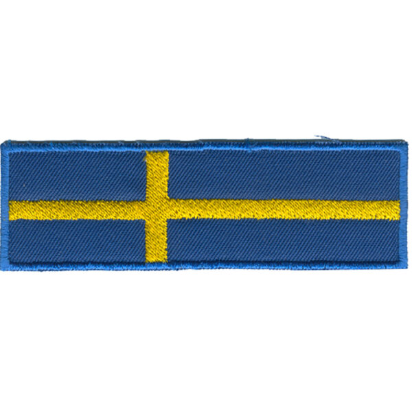 Svenska Flaggan Broderat Tygmärke