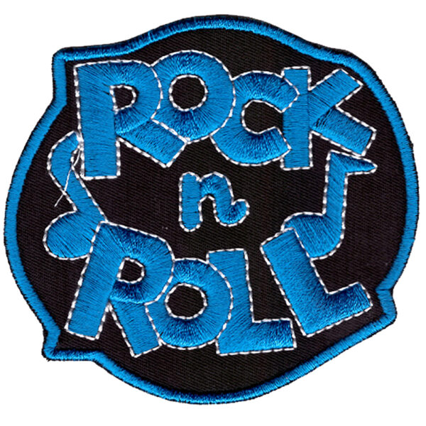 Rock N Roll Broderat Tygmärke