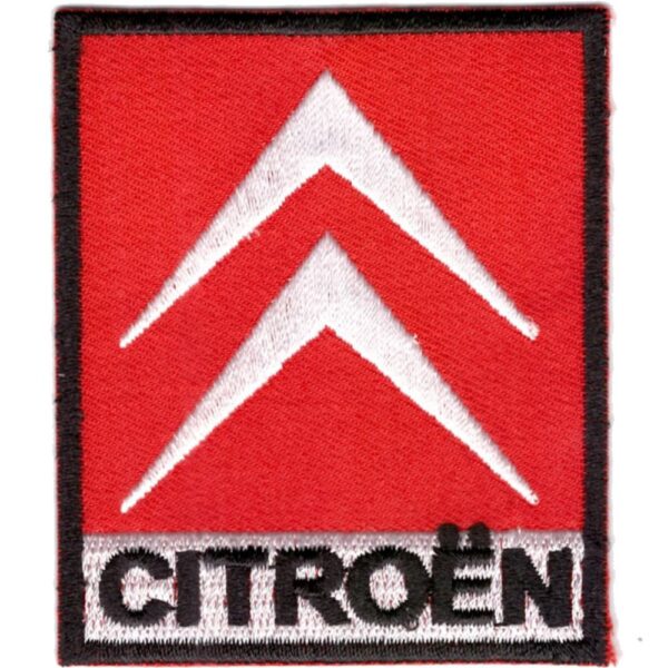 Citroen Broderat Tygmärke