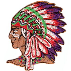 Indian Broderat Tygmärke
