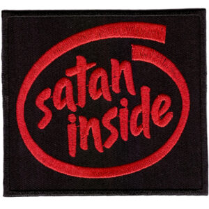 Satan Inside Broderat Tygmärke