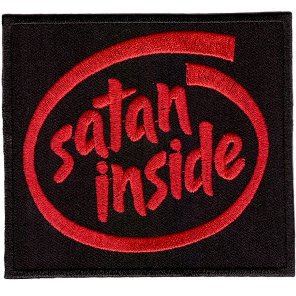 Satan Inside Broderat Tygmärke