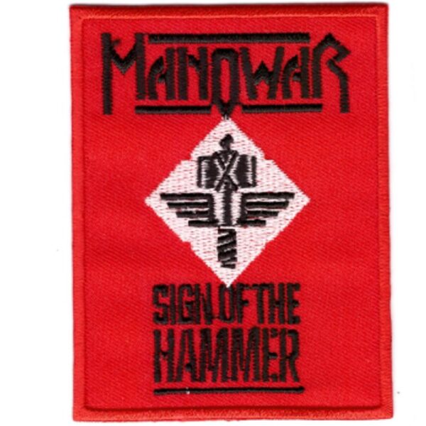 Manowar Broderat Tygmärke