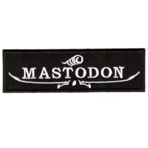 Mastodon Broderat Tygmärke