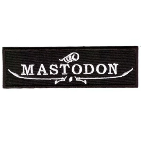 Mastodon Broderat Tygmärke