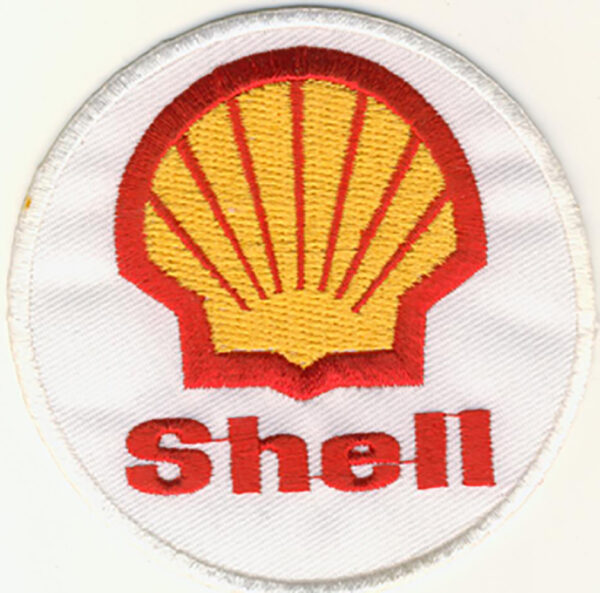 Shell Broderat Tygmärke