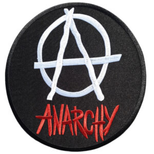 Anarchy Broderat Ryggmärke