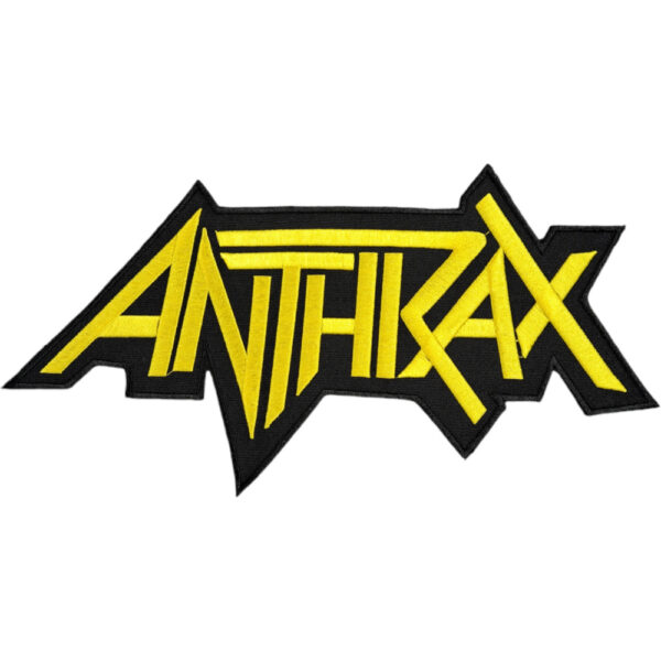 Anthrax Broderat Ryggmärke