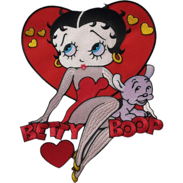 Betty Boop Broderat Ryggmärke