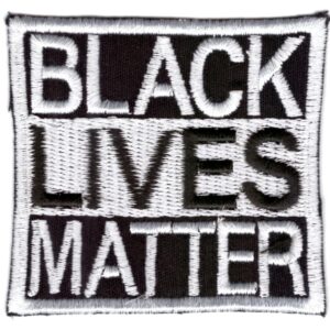 Black Lives Matter Broderat Tygmärke