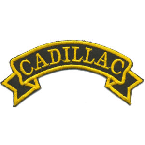 Cadillac Broderat Tygmärke