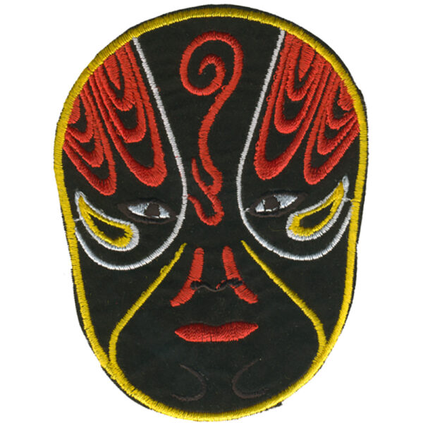 Warrior Lucha Libre Skull Broderat Tygmärke