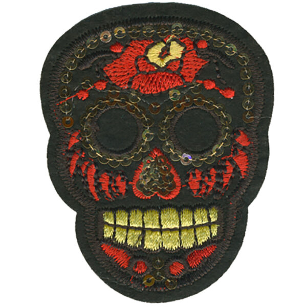 Calavera Broderat Tygmärke