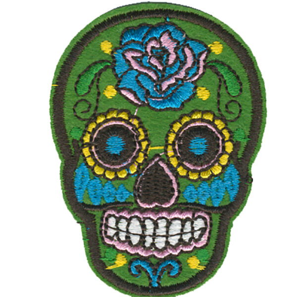Calavera Broderat Tygmärke
