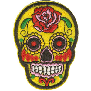 Calavera Broderat Tygmärke