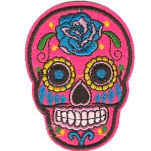 Calavera Broderat Tygmärke