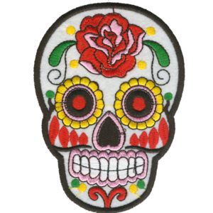 Calavera Broderat Tygmärke