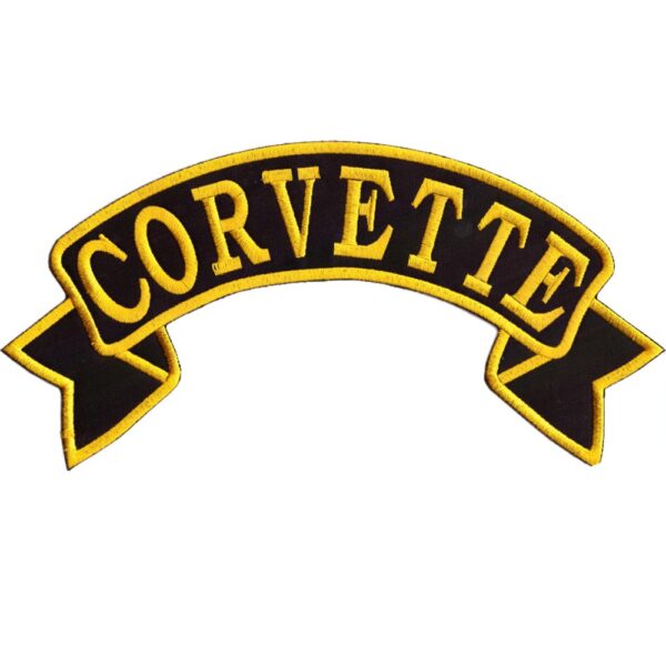 Corvette Broderat Tygmärke