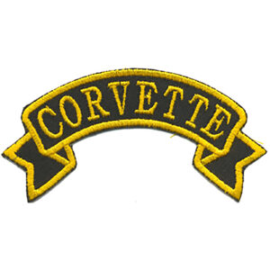Corvette Broderat Tygmärke
