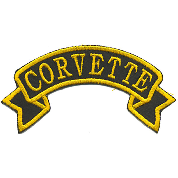 Corvette Broderat Tygmärke