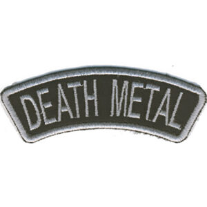 Death Metal Broderat Tygmärke