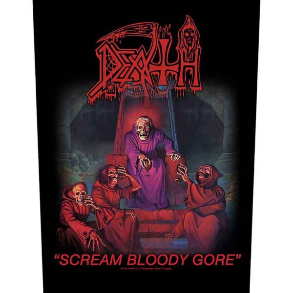 Death "Scream Bloddy Gore" Ryggmärke