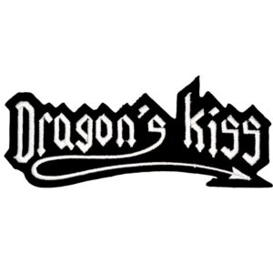 Dragon's Kiss Broderat Tygmärke