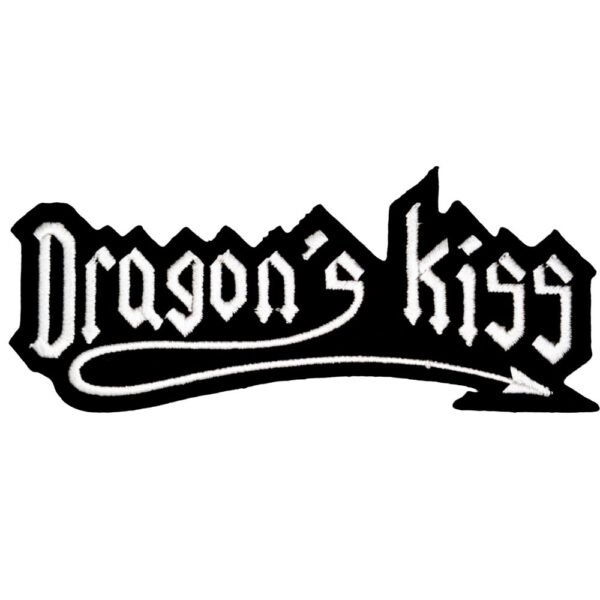 Dragon's Kiss Broderat Tygmärke