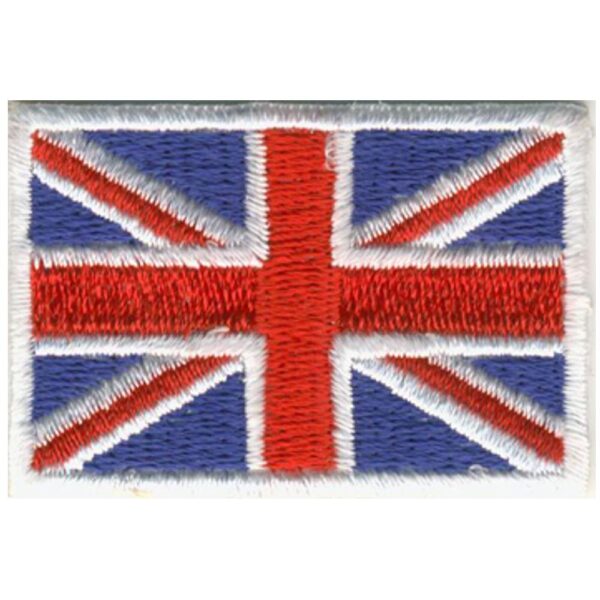 GB Flagga Broderat Tygmärke