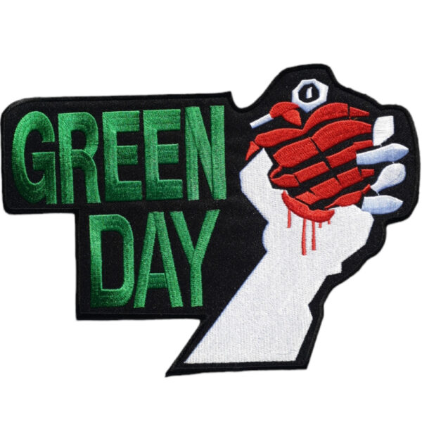 Green Day Broderat Ryggmärke