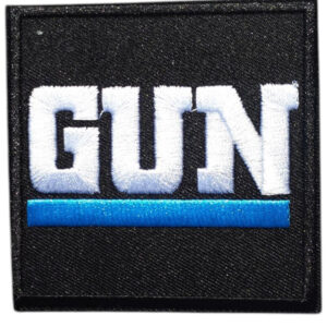 GUN Broderat Tygmärke