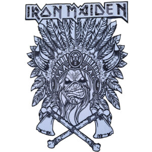 Iron Maiden Broderat Ryggmärke