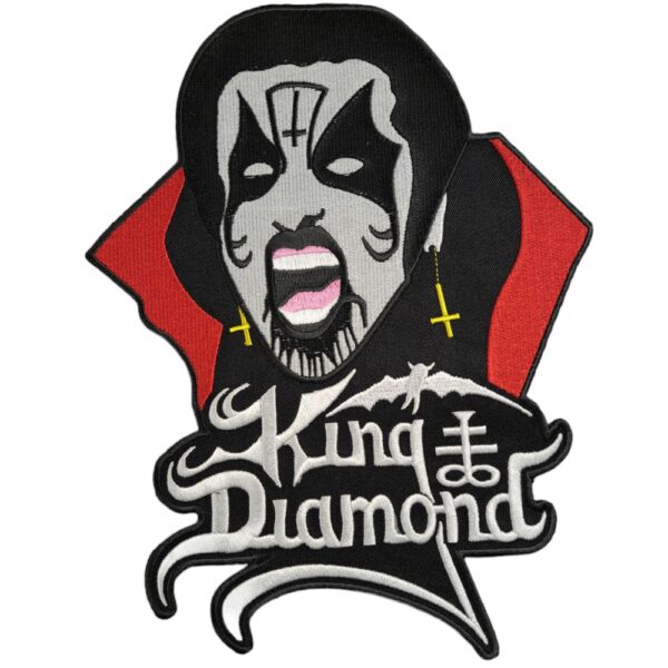 King Diamond Broderat Ryggmärke