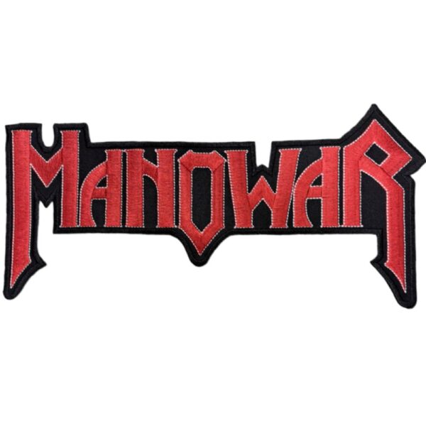 Manowar Broderat Ryggmärke