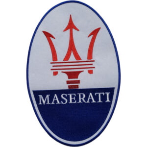 Maserati Broderat Ryggmärke