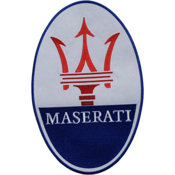 Maserati Broderat Ryggmärke