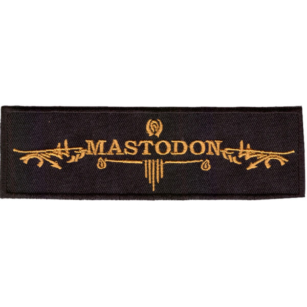 Mastodon Broderat Tygmärke