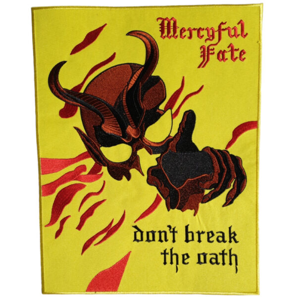 Mercyful Fate Broderat Ryggmärke