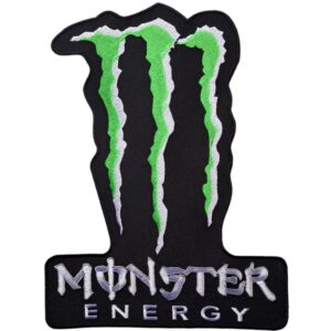 Monster Energy Broderat Ryggmärke
