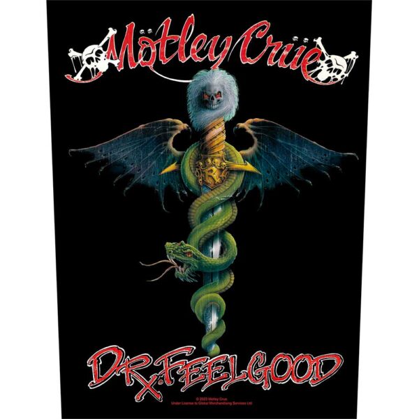 Motley Crue "Dr.Feelgood" Ryggmärke