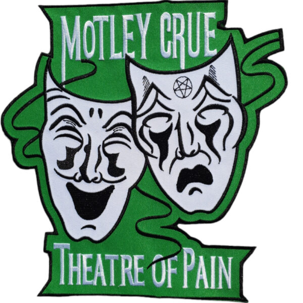 Motley Crue Broderat Ryggmärke