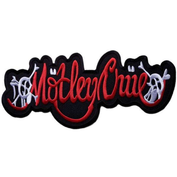 Motley Crue Broderat Ryggmärke