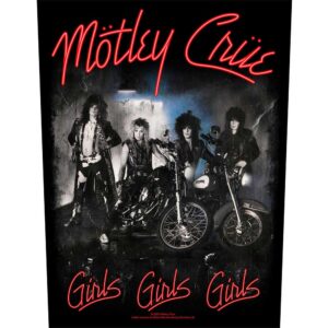 Motley Crue "Girl Girl Girl" Ryggmärke