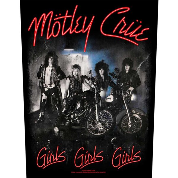 Motley Crue "Girl Girl Girl" Ryggmärke