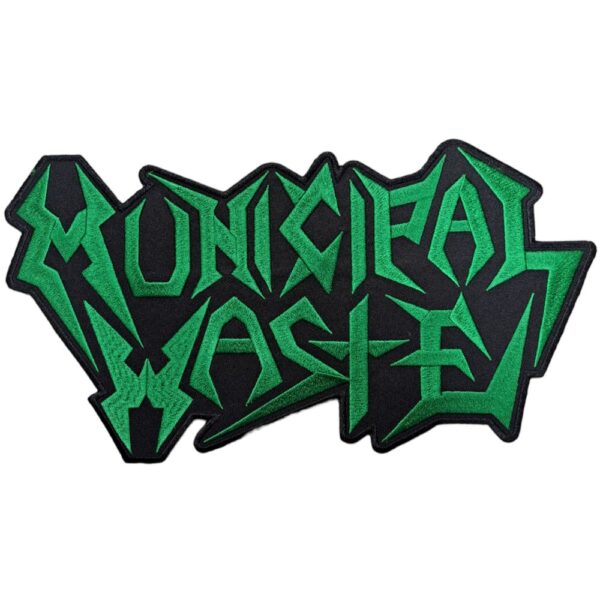 Municipal Waste Broderat Ryggmärke