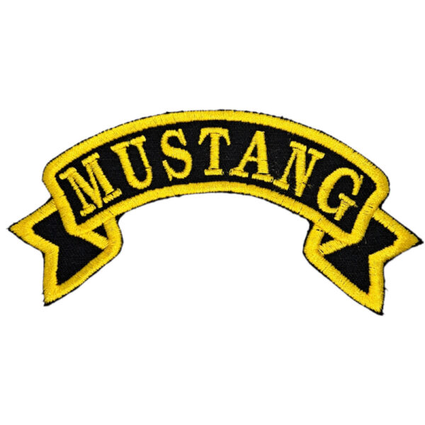 Mustang Broderat Tygmärke