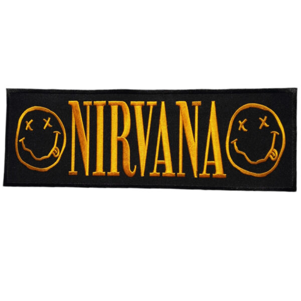 Nirvana Broderat Ryggmärke