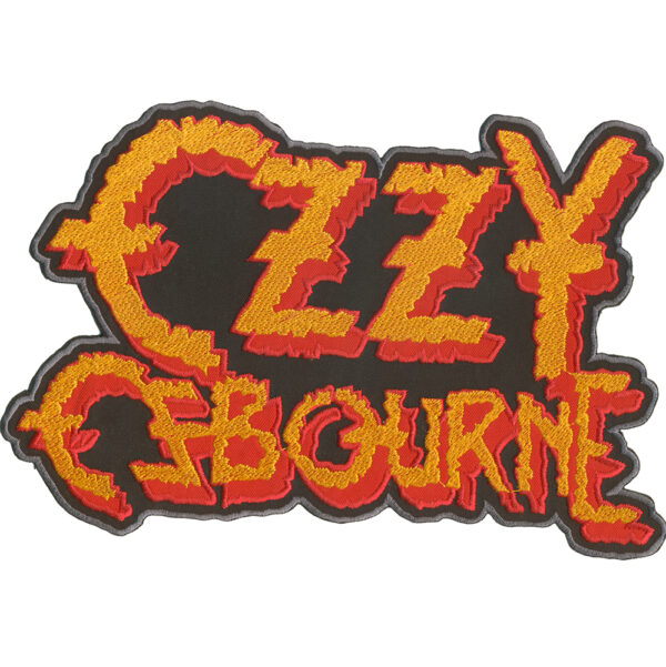 Ozzy Ozbourne Broderat Ryggmärke
