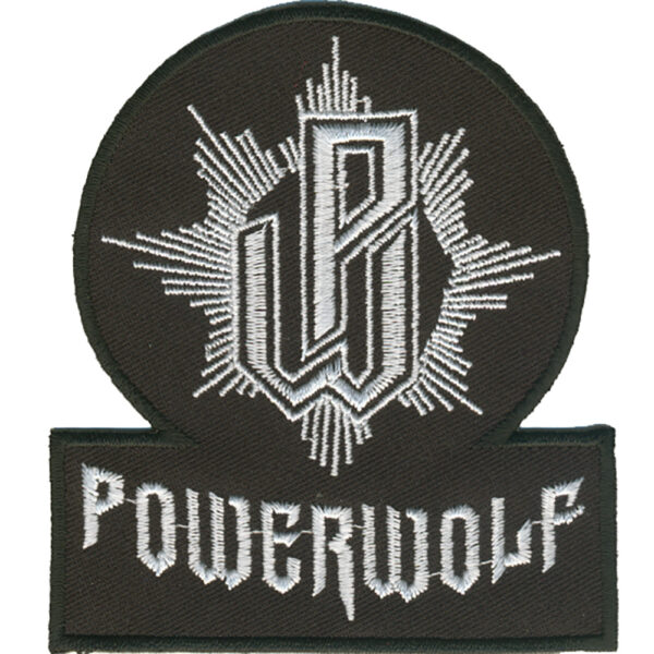 PowerWolf Broderat Tygmärke